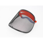 Visière de protection grillagée réglable avec pare - soleil Visière de protection grillagée réglable avec pare - soleil