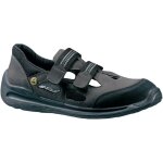 Lemaitre - sandale de scurit dragster - 1240 pointure 43 marron / noire cuir nubuck s1 esd src en iso ...