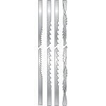 Leman ? assortiment de 12 lames � chantourner 130mm ? pour bois, plastique, corne et os ? pr�cision de ...