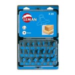 Coffret 20 mches de dfonceuse leman 428. 700. 20