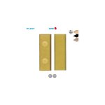 Plaquettes carbure revt. titane expert boite de 10 larg. 10 long. 20 ep. 1, 5mm