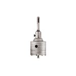 Kit trépan carbure sds + leman tre. 00064 d100mm 12 dents hm pour béton classic Kit trépan carbure sds + leman tre. 00064 d100mm 12 dents hm pour béton classic