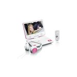 Lenco dvp - 910 lecteur dvd portable convertible noir, rose 22, 9 cm (9 ) - lecteur portable (lecteur ...