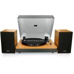 Lenco ls - 300 tourne - disque entra�n� par courroie noir, bois