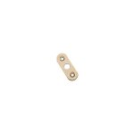 Gche plate pour targette type verrou couchette finition chrom - a lenne