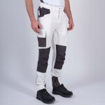 Leonard pantalon de travail 1241 blanc , gris 36