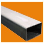 Tube rectangulaire acier s235 / e220 - 2 metres, dimension - 40 x 20 mm, epaisseur 2 mm