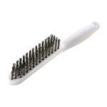 Brosse m�tallique longueur 285 mm 0, 35 mm fil d'acier va ondul� 4 rang�es