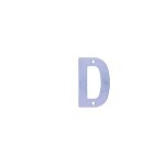 Lettre d en acier inoxydable 10cm 6765 ami Lettre d en acier inoxydable 10cm 6765 ami