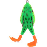 Leurre grenouille double h�lice souple et r�sistant - app�t de p�che artificiel simul� taille 6