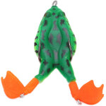 Leurre de p�che flottant thunder frog avec h�lices et pattes, id�al pour le bar, le brochet et le saumon. ...