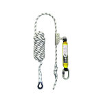 Antichute mobile sur corde levac d12mm l10m avec absorbeur