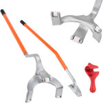 Levier demonte pneus poids lourds 571 - 622 mm demonte pneu acier barre montage demontage manuel 3 outils ...