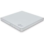 Lg slim graveur dvd gp57es40, 24x, usb, portable, blanc