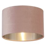 Licht - erlebnisse - abat - jour pour suspensions en tissu rond � 28 cm en verre moderne bross� argent ...