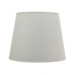 Licht - erlebnisse - abat - jour en tissu cru au design classique pour lampadaire avec culot e27 38cm ...