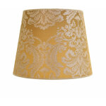 Licht - erlebnisse - abat - jour willow en tissu dor avec motifs baroques au style classique pour lampadaire ...