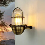 Licht - erlebnisse - applique ext�rieure ip64 e27 verre laiton massif maritim lampe murale ext�rieure ...