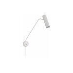 Applique spot en blanc interrupteur � tirette