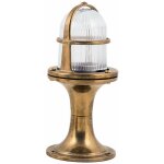 Borne d'extérieur santorin de couleur cuivre poli en laiton au design maritime h:25 cm - laiton, clair ... Borne d'extérieur santorin de couleur cuivre poli en laiton au design maritime h:25 cm - laiton, clair ...