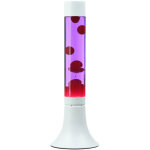 Licht - erlebnisse - lampe � lave yvonne au design r�tro blanc avec liquide violet et cire rouge �13 ...