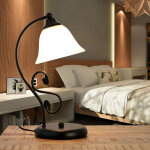 Licht - erlebnisse - lampe de bureau dorothea design floral de style campagnard en verre d'albâtre h:38cm ... Licht - erlebnisse - lampe de bureau dorothea design floral de style campagnard en verre d'albâtre h:38cm ...