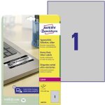 Avery - zweckform l6013 - 8 etiquette plaques signaltiques 210 x 297 mm film de polyester argent 8 pc(s) ...