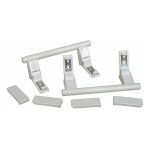 Jeu de 2 poign�es de porte (9096036, 9029603600) r�frig�rateur, cong�lateur liebherr