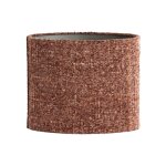 Light & living - abat - jour - osire - rouge - textile - e27 -