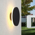 Vurahome - lighting applique murale d'ext�rieur led avec d�tecteur de mouvement en acier inoxydable noir ...