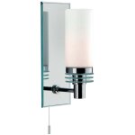 Led wand spot lampe chromée miroir lampe verre opale blanc salle de bain eclairage Led wand spot lampe chromée miroir lampe verre opale blanc salle de bain eclairage