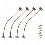 Limiteur d'ouverture marron 4 pi�ces