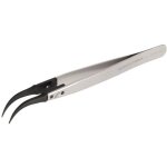 Lindstr�m tl 7cfr - sa antistatique (esd) pince brucelle esd 7cf plate, courb�e 130 mm c645822