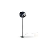 Linea zero - lampadaire base et tige en m�tal noir cm. 40 x 170h