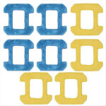 Lingettes de nettoyage pour robot lave - vitres hobot 298 : accessoires pour nettoyage humide et sec. ...