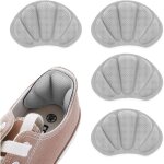 Linghhang - lot de 2 paires de coussinets de talon �pais pour chaussures (couleur gris) - semelles arri�re ...