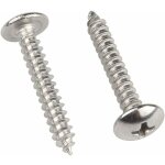 Linghhang - 40pcs cruciformes t�te ronde vis � bois m4x16 - acier inoxydable 304 bomb�e champignon t�te ...