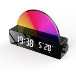Linghhang - r�veil lumineux, lampe de r�veil avec simulation de lever du soleil, snooze / 6 sonneries ...