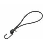 Linxor - lot de 10 tendeurs sandows lastiques avec 1 crochet et boucle - 26 cm - noir