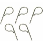 Lot de 5 pitons p standard en inox 12 cm linxor