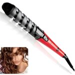 Lisseur � cheveux boucl�s en c�ramique fer � boucler �lectrique en spirale peigne