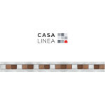 Listel marron 1 pi�ce 6 x 60 x 0, 8 cm casa linea