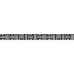 Listel tissu champagne 48mm