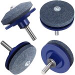 Litzee - 4 pice tondeuse  gazon affteur de lame pour le pouvoir perceuse  main percer outil de jardin ...