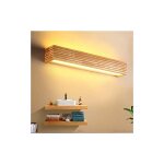 Litzee - applique murale led appliques luminaire intrieur bois lampe de mur lumire chaude lampe pour ...
