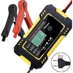 Litzee - chargeur de batterie intelligent 12v 6a, chargeur batterie mainteneur et automatique rparation ...