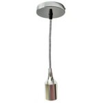 Douille de lampe lustre suspension plafond suspension vintage 2mt jd02 chrome Douille de lampe lustre suspension plafond suspension vintage 2mt jd02 chrome