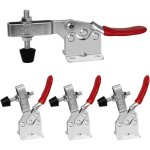 Gh - 201 - b - lot de 4 sauterelles  serrage vertical avec base horizontale - capacit 90 kg