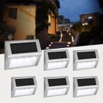Lampes solaires jardin solaire 4 led �clairage d'escalier �clairage ext�rieur appliques murales �clairage ...