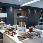 Robot multifonction super cooker - livoo dop219w - 12 vitesses - bol inox 3, 5 l - 1000 w - blanc